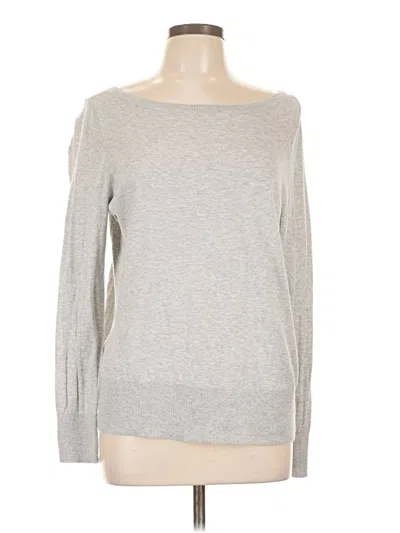Pre-owned Halogen Pullover Sweater In Silver