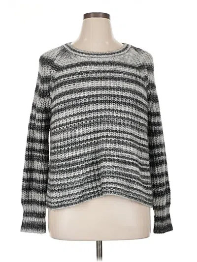 Pre-owned Halogen Pullover Sweater In Silver