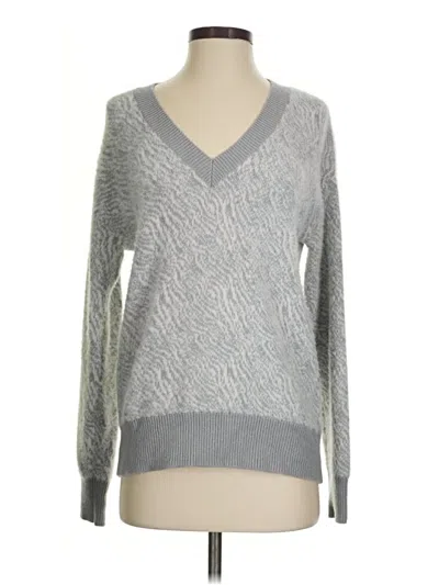 Pre-owned Halogen Pullover Sweater In Silver