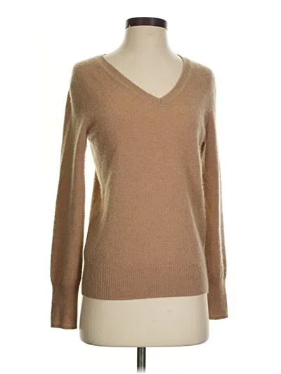 Pre-owned Halogen Pullover Sweater In Tan