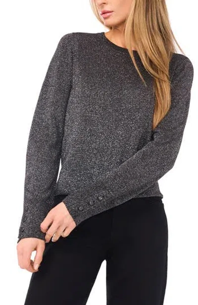 Halogen ® Rhinestone Button Sweater In Gray