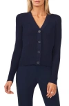 Halogen Rib Cardigan In Classic Navy