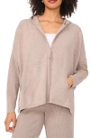Halogen ® Rib Knit Hoodie In Gray