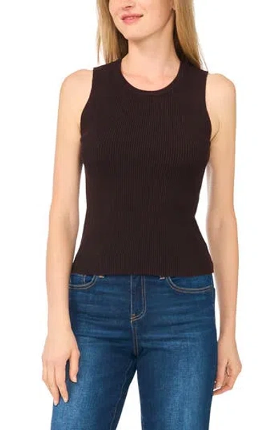 Halogen ® Rib Sweater Tank In Carob