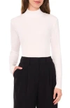 Halogen ® Ribbed Mock Neck Top In New Ivory
