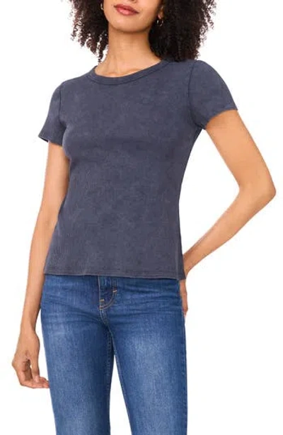 Halogen ® Ribbed Washed T-shirt