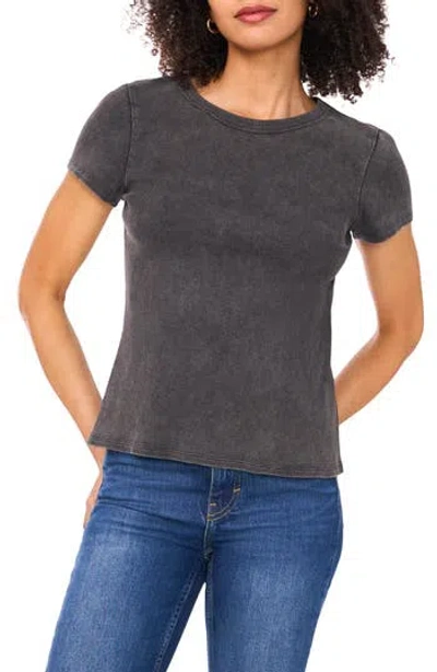 Halogen ® Ribbed Washed T-shirt