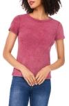Halogen ® Ribbed Washed T-shirt In Pink