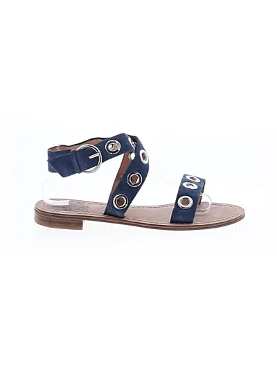 Pre-owned Halogen Sandals In Blue
