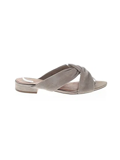 Pre-owned Halogen Sandals In Gray