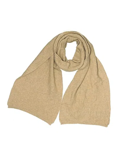 Pre-owned Halogen Scarf In Tan