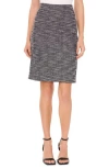 Halogen ® Seamed Pencil Skirt In Rich Black/white
