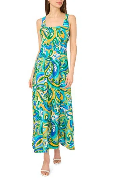 Halogen ® Seamed Printed Maxi Dress In Multi
