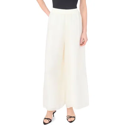 Halogen ® Semisheer Wide Leg Pants In White
