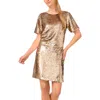 Halogen ® Sequin T-shirt In Gold