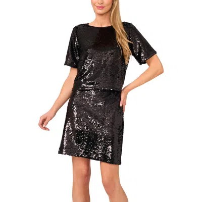Halogen ® Sequin T-shirt In Black