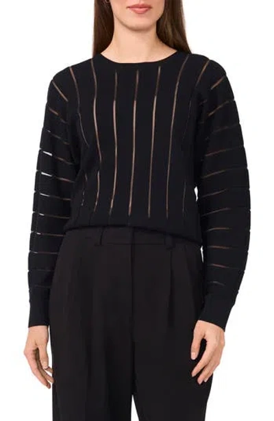 Halogen ® Sheer Stripe Sweater