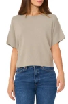 Halogen ® Short Sleeve Crop Sweater In Seagrass