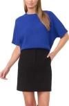 Halogen ® Short Sleeve Sweater In Blue