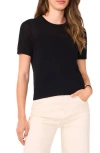 Halogen ® Short Sleeve Sweater In Black