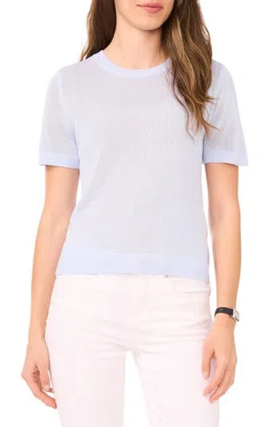 Halogen ® Short Sleeve Sweater In Blue