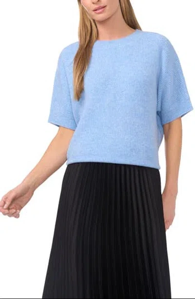 Halogen ® Short Sleeve Sweater In Blue