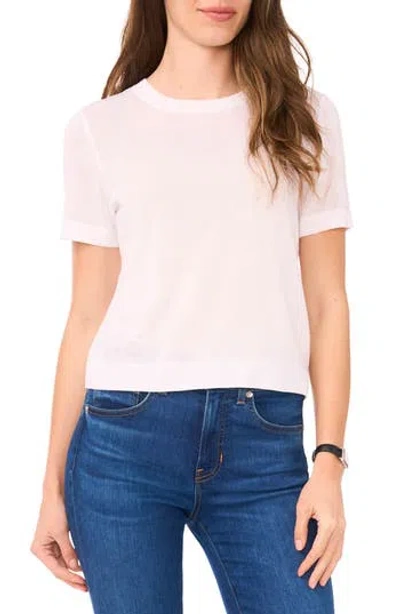 Halogen ® Short Sleeve Sweater In Brown