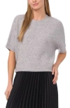 Halogen ® Short Sleeve Sweater In Gray