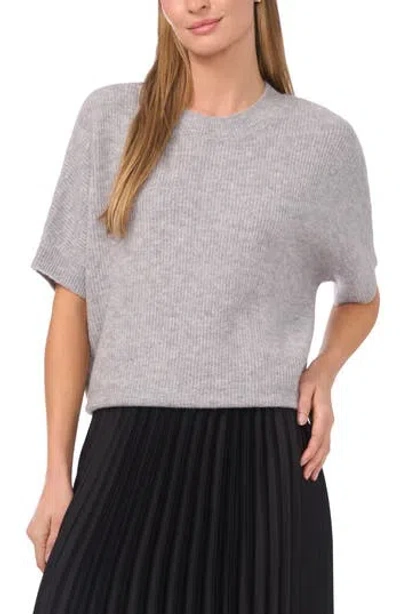 Halogen ® Short Sleeve Sweater In Gray