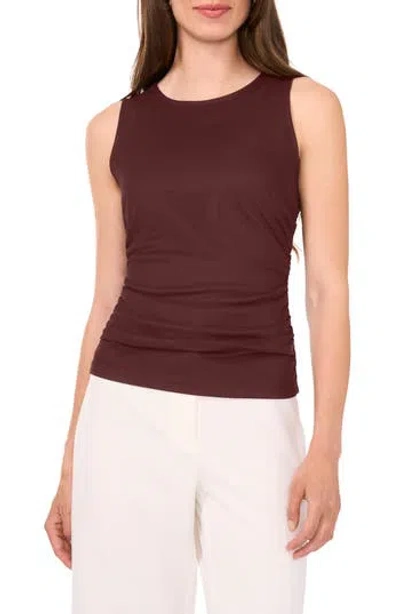 Halogen ® Sleeveless Ruched Top In Rich Black