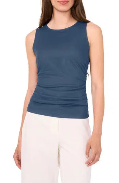 Halogen ® Side Ruched Tank In Swift Seas Blue