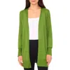 Halogen ® Side Slit Cardigan In Salted Lime