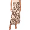 Halogen ® Side Tie Wrap Maxi Skirt In Brown