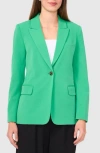 Halogen ® Single Button Relaxed Blazer In Green