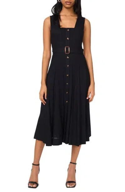 Halogen ® Sleeveless A-line Midi Dress In Black