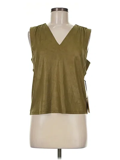 Halogen Sleeveless Blouse In Green