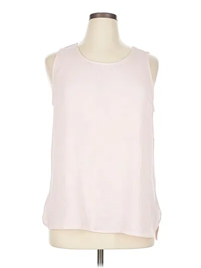 Pre-owned Halogen Sleeveless Blouse In Pink