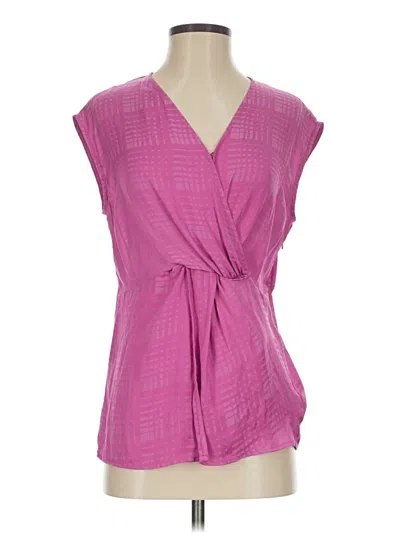 Pre-owned Halogen Sleeveless Blouse In Pink