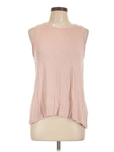 Pre-owned Halogen Sleeveless Blouse In Pink