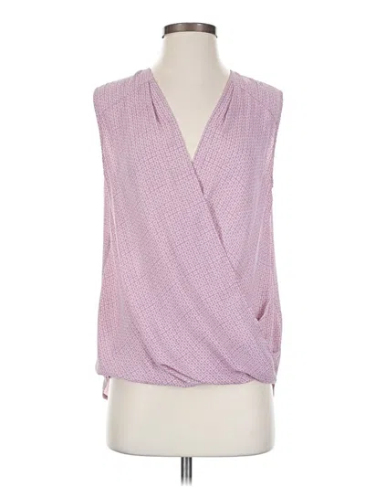 Pre-owned Halogen Sleeveless Blouse In Pink