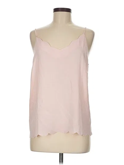 Pre-owned Halogen Sleeveless Blouse In Pink