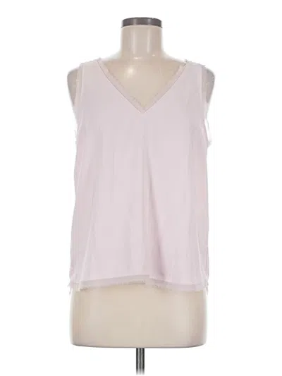 Pre-owned Halogen Sleeveless Blouse In Pink