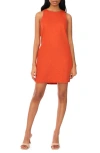 Halogen Sleeveless Linen Blend A-line Dress In Burnt Orange