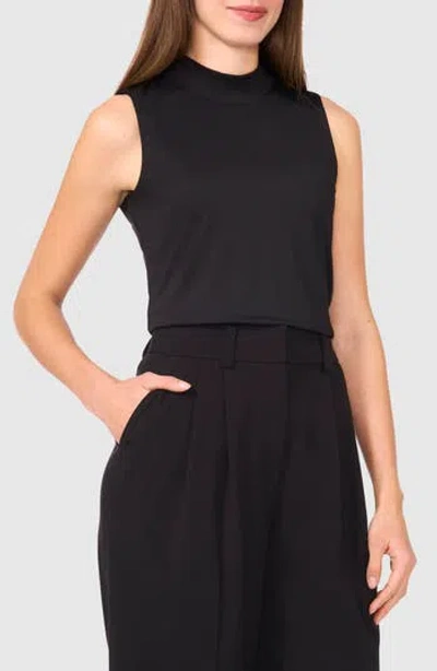 Halogen ® Sleeveless Mock Neck Top In Black