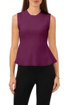 Halogen ® Sleeveless Peplum Sweater In Purple