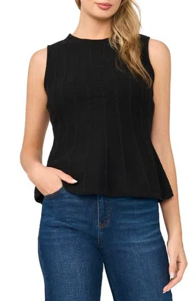 Halogen ® Sleeveless Peplum Top In Black