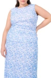 Halogen ® Sleeveless Ruched Top In Bright White