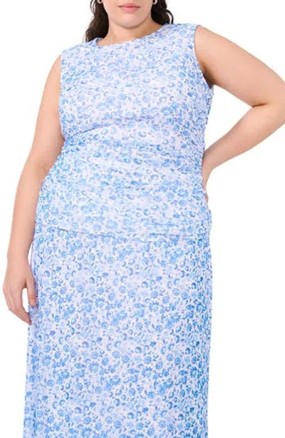 Halogen ® Sleeveless Ruched Top In Bright White