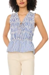 Halogen ® Sleeveless Ruffle Gathered Top In Multi