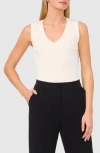 Halogen ® Sleeveless Sweater In New Ivory White